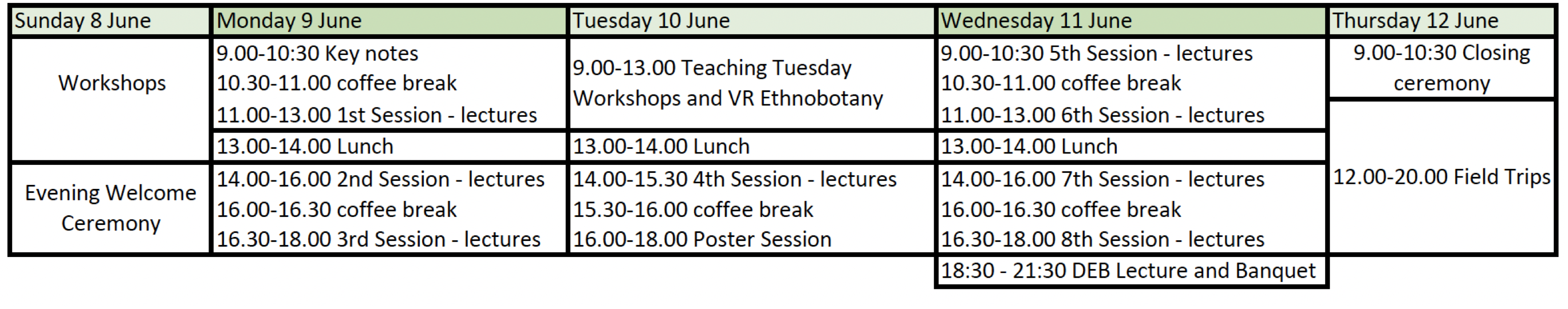 2025 SEB Meeting Draft Program