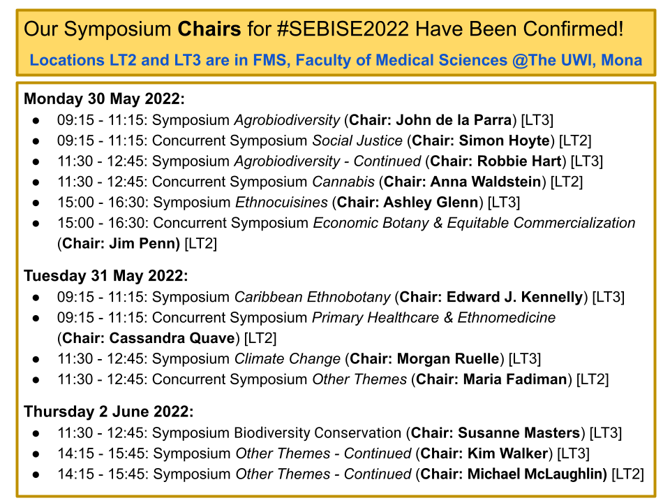 Symposium Chairs
