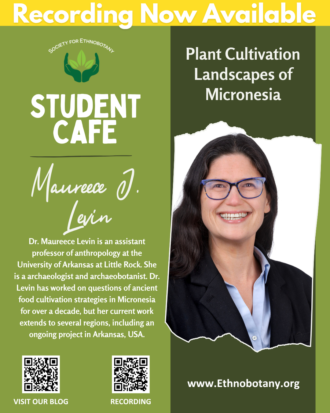 Flyer for the SEB Student November 2025 Cafe
