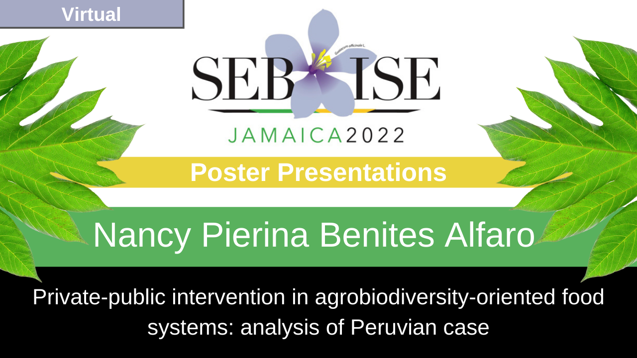 Poster Presenter: Nancy Pierina Benites Alfaro