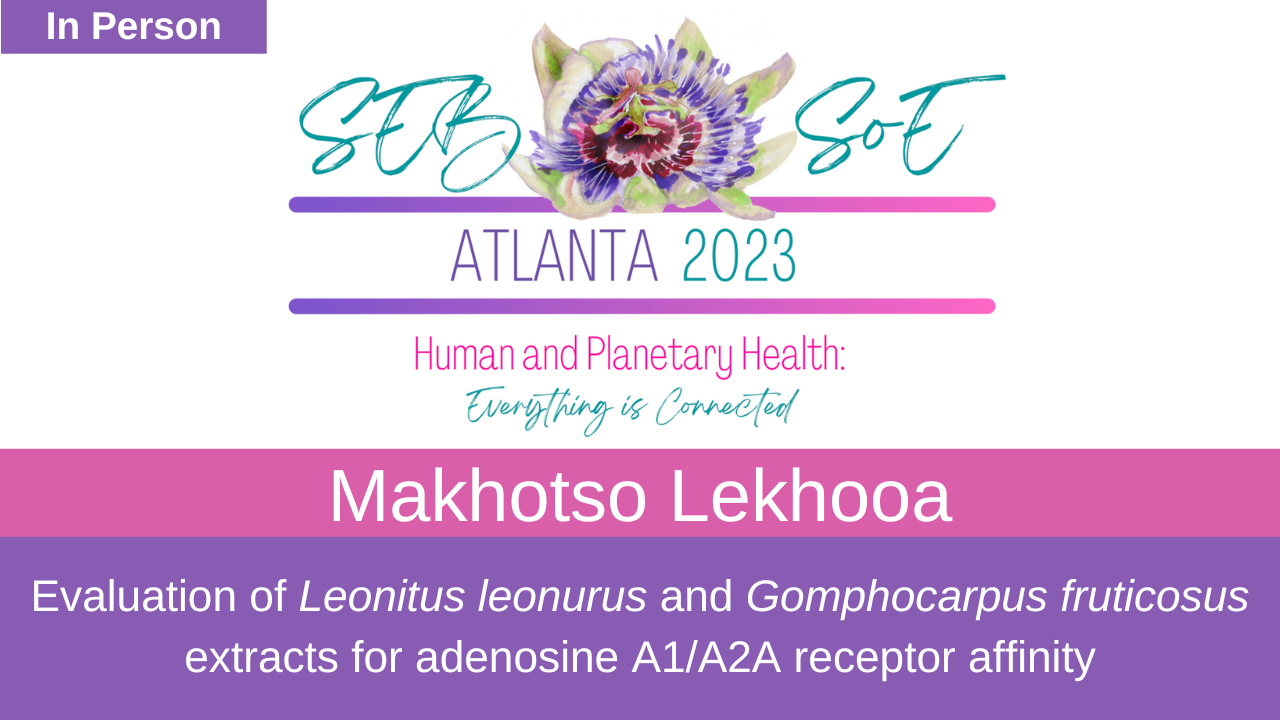 Poster Presentation Video: Makhotso Lekhooa