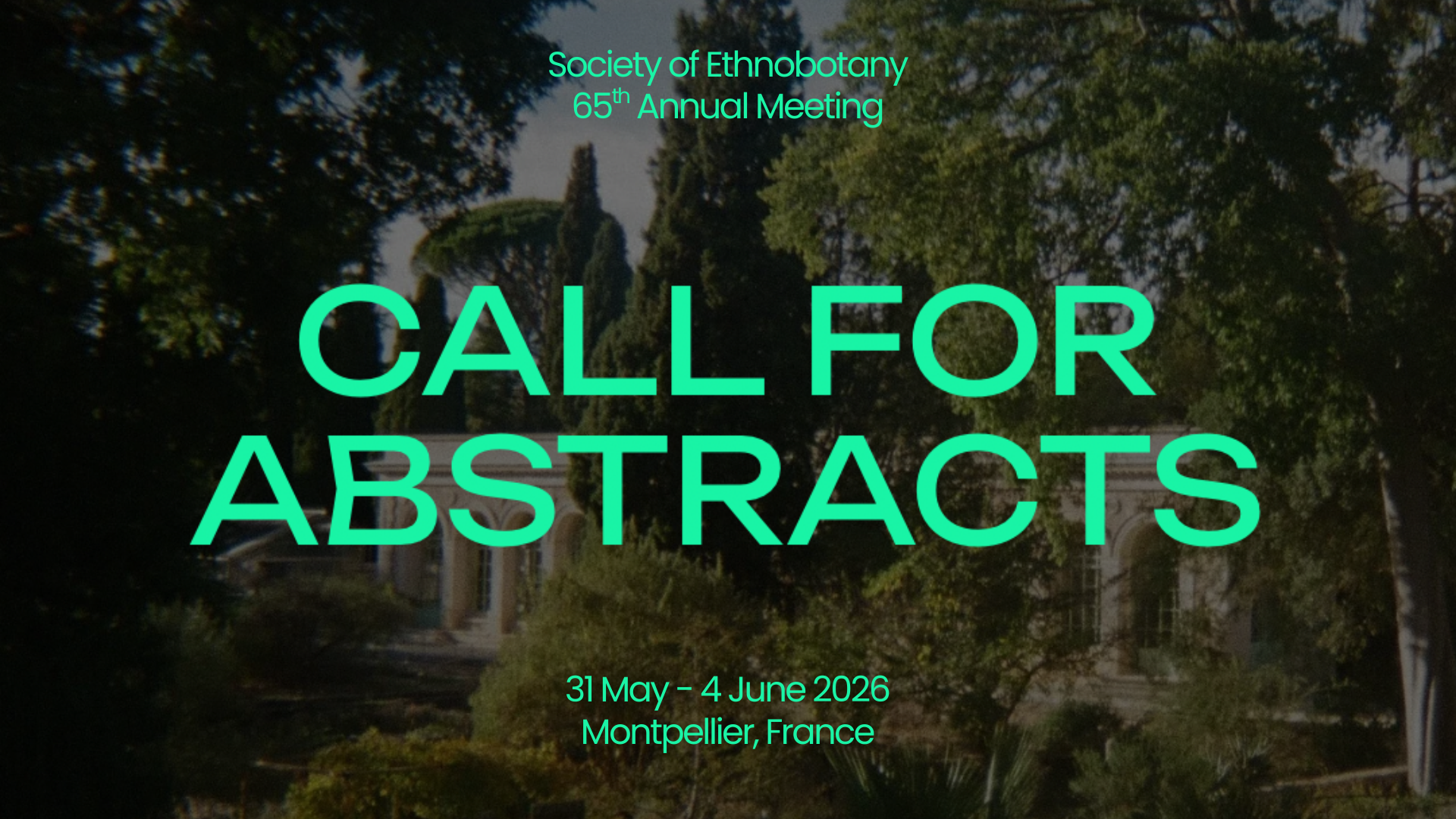 Montpellier Call for Abstracts