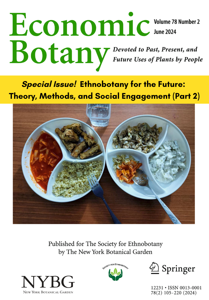 Economic Botany Cover Volume 78 Number 1