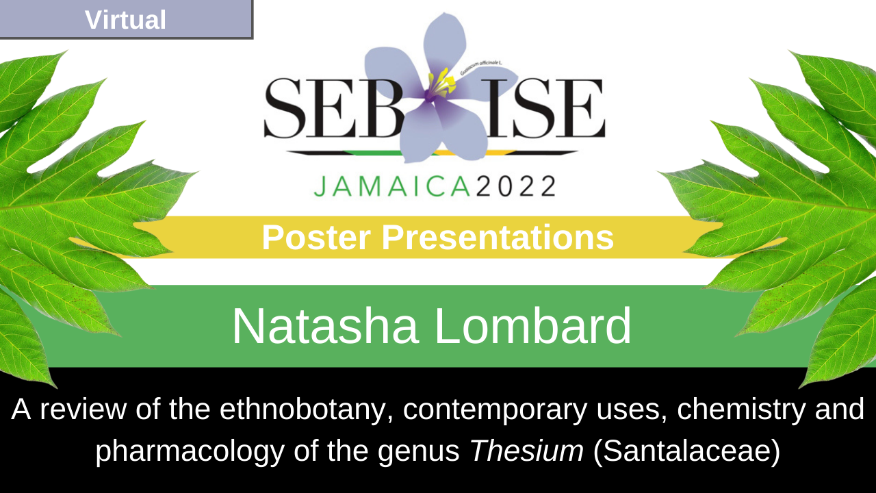 Poster Presentation Video: Natasha Lombard