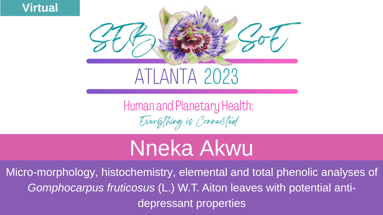 Poster Presentation: Nneka Akwu