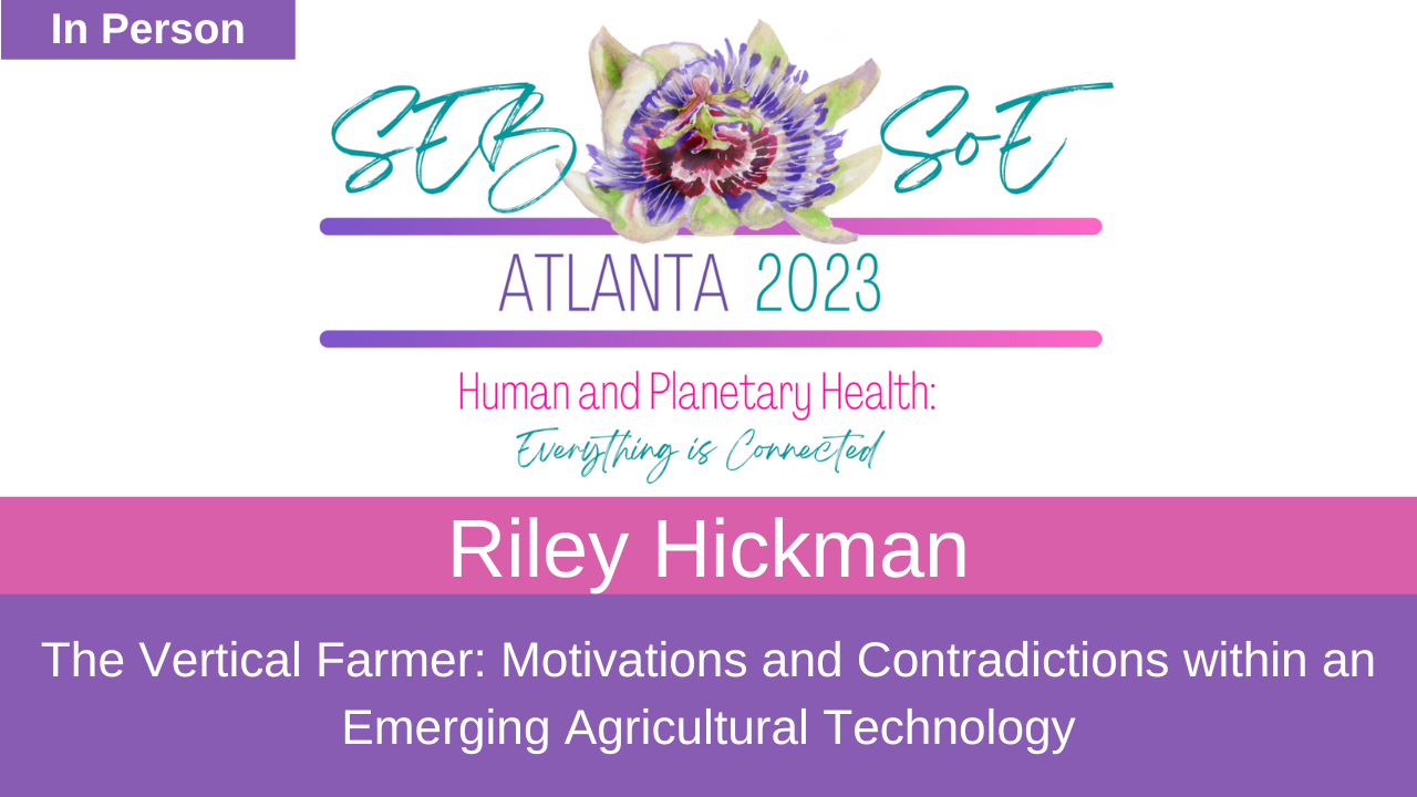 Poster Presentation Video: Riley Hickman