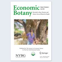 Picture 0 for Economic Botany June 2022 Issue Now Available