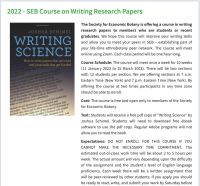Picture 0 for SEB Course in Writing Research Papers