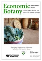 Picture 0 for Economic Botany June 2025 Issue Now Available